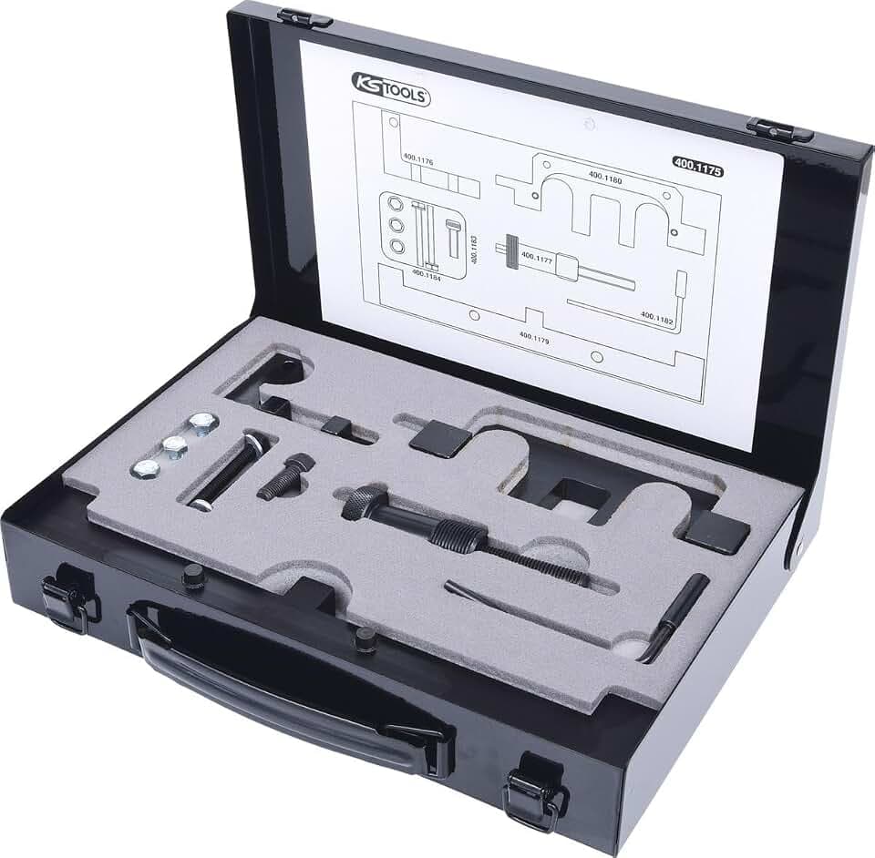 KS Tools 400.1175 BMW - Motoreinstell-Werkzeug-Satz, 8-tlg.