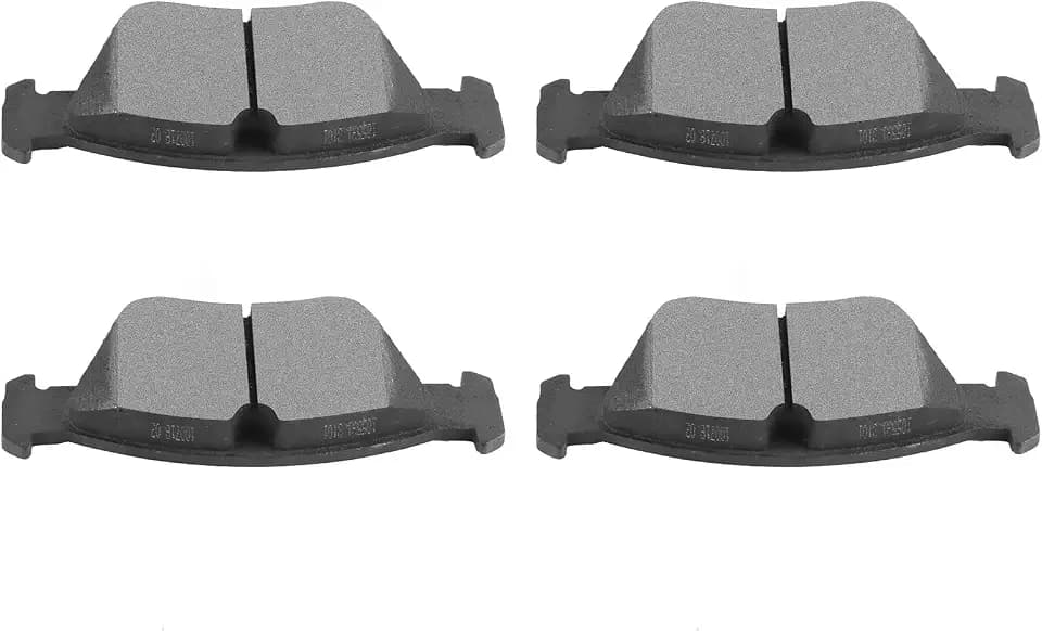 SCITOO D710-7583 Disc Brake Pads Set Front Semi-Metal Brake Pads w/Hardware