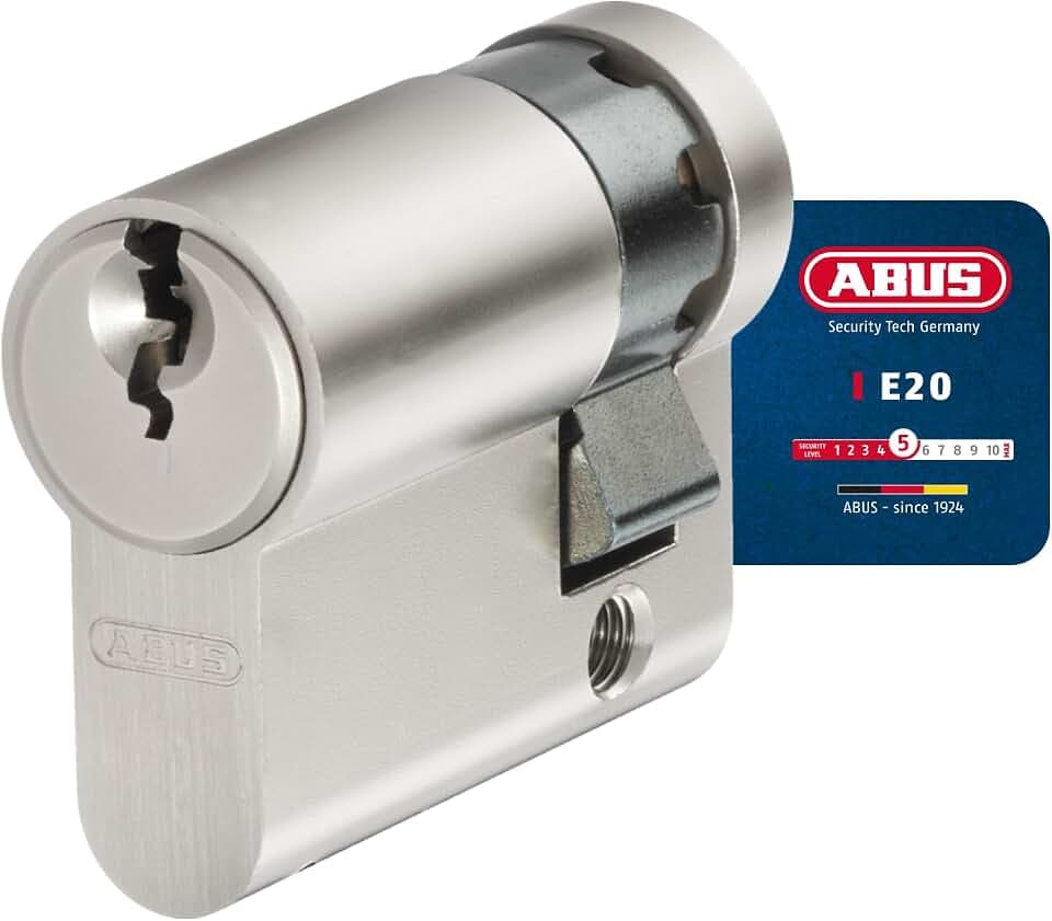 ABUS Profilzylinder E20NP 10/30 - Schließzylinder für Haustür & Wohnungstür