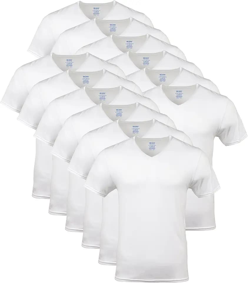 Gildan Men's V-Neck T-Shirts, Multipack, Style G1103