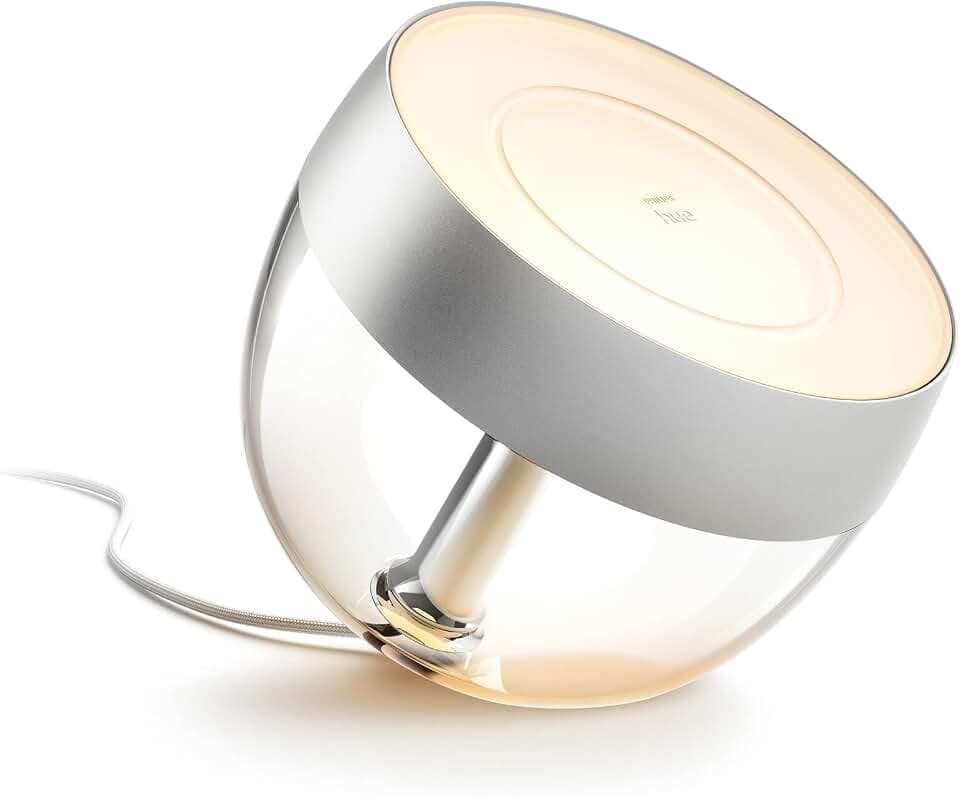 Philips Hue Iris Tischleuchte, Innenbeleuchtung, Silber