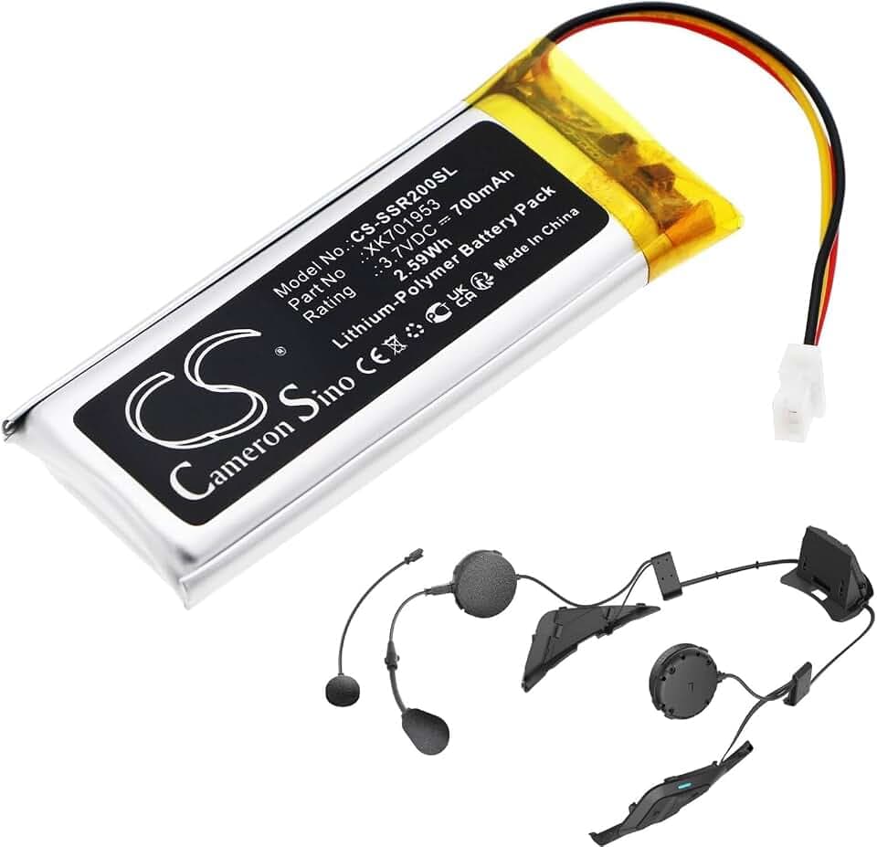 CS Cameron Sino 700mAh / 2.59Wh Replacement Battery for Sena SRL 2, XK701953