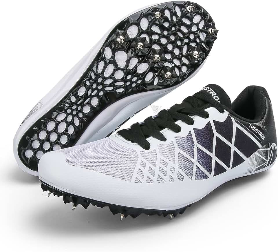 Mens Womens Boys Girls Spikes Athletics Racing Running Shoes Track and Field Sneaker …