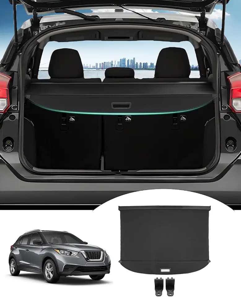 Powerty Cargo Cover for 2018-2024 Nissan Kicks Accessories, Canvas