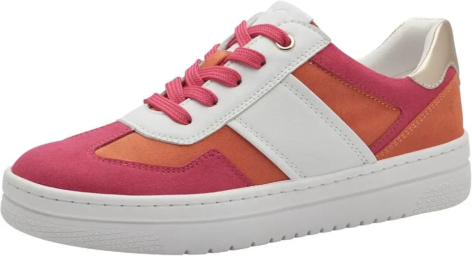 MARCO TOZZI Damen Sneaker flach mit dicker Sohle Vegan