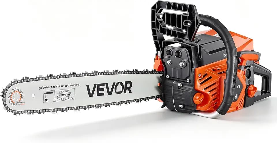 VEVOR Benzin-Kettensäge 508mm 58ccm Motorsäge 2,2kW 2-Takt Motorkettensäge