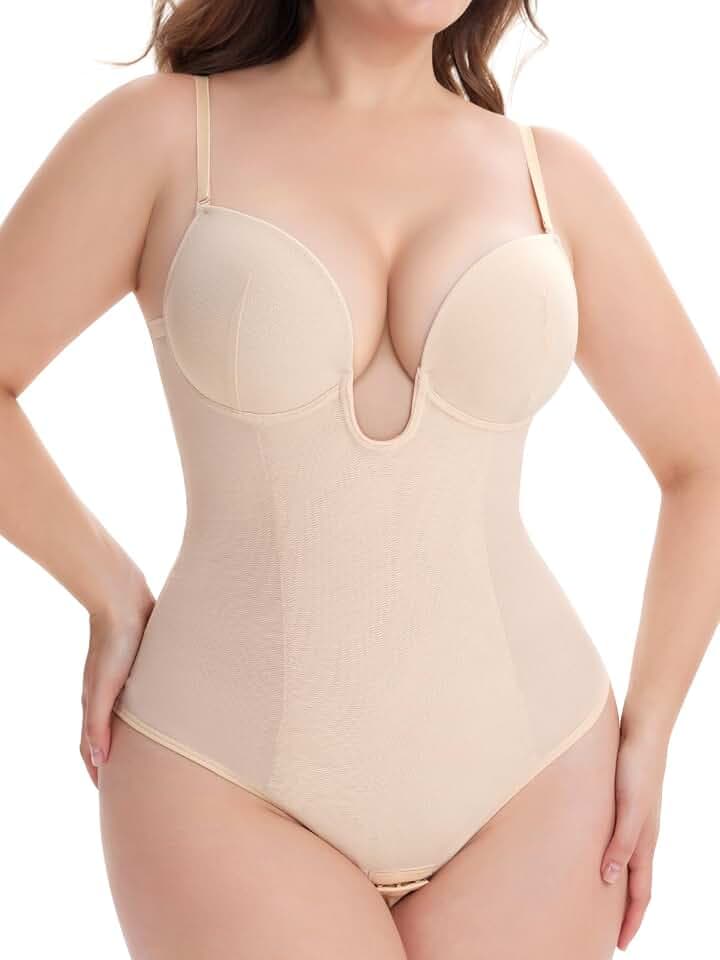 Slimers Damen Shapewear Bodysuits 0026 Shapewear Ganzkörper-Body