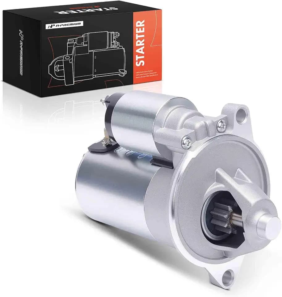 A-Premium Starter Motor, 12V 1.4KW 10 Teeth Clockwise