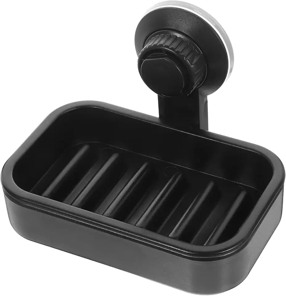 Cabilock Wandseifenhalter Seifenschale Für Duschstange Schwarz Schwamm Ablauf Halter Seifenhalter Dusche Auslaufender Seifensparer Seifenablage Dusche Box Seifen Wäscher Saugnapf Niedergang