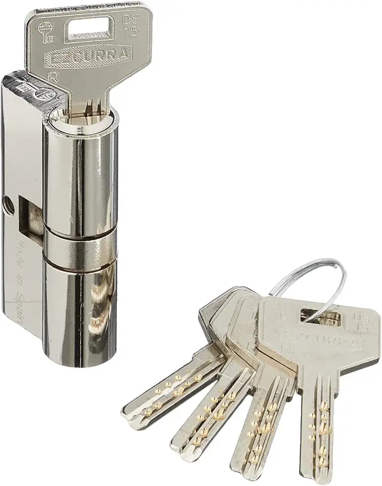ezcurra Zylinder sécurité-ds 15 30 – 30 vernickelt matt