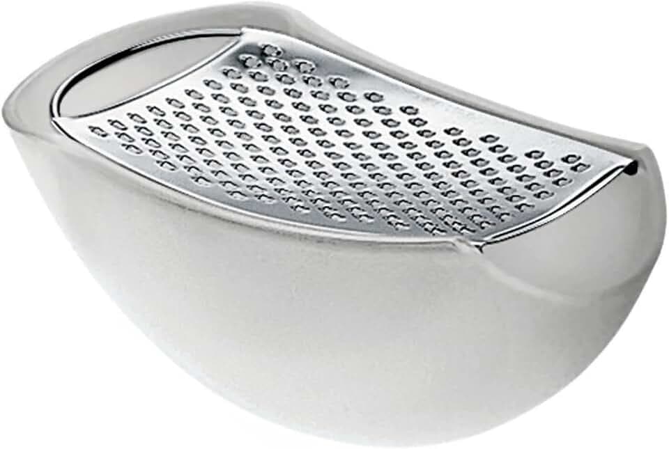 Alessi "Parmenide", Reibe mit Käsedose aus Eis, 15,3cm, AARU01 I