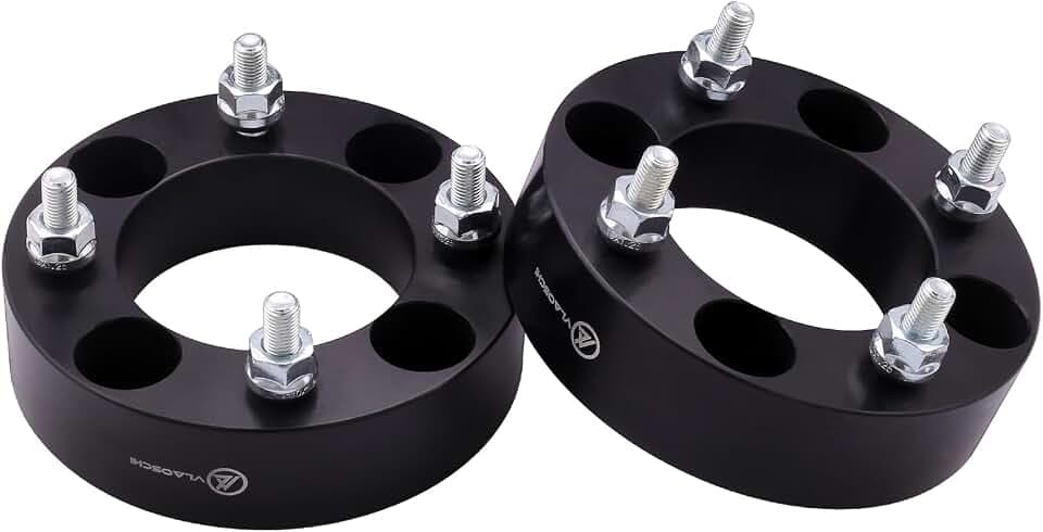 Black Forged ATV UTV 4x110 Wheel Spacers 1.5 Inch with 12x1.25 Studs Compatible with Yamaha Viking Wolverine YXZ1000R | CFMOTO ZForce 950 UForce 1000 - Pack of 2