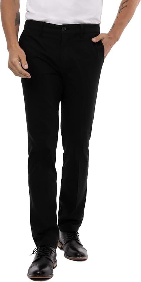 Chef Works Men's Stretch Fit Chino Pants