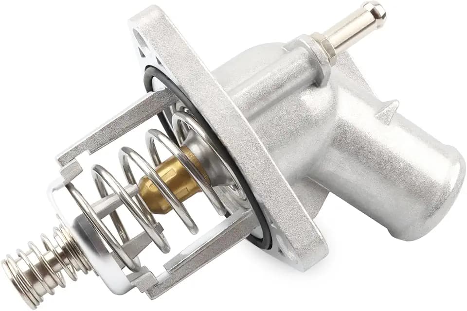 Upgrade Aluminium Thermostat Housing Replace 15-11125, 902-2090, 815-207 Compatible with Cadillac Chevy GMC 4.3 5.3 5.3L 6.2L - 2014-2018 Silverado Sierra 1500, 2015-2020 Suburban Tahoe Yukon Escalade
