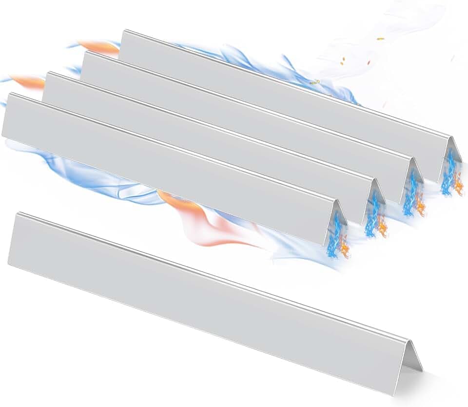 GasSaf 22.5 inch Flavorizer Bars for Weber 7536, Grill Parts for Spirit 300 E310 E320 S310 S320, Spirit 700, Weber 900, Genesis Silver B C, Genesis Gold B C, Grill Flavor Bars for 7537 65903 (5-Pack)