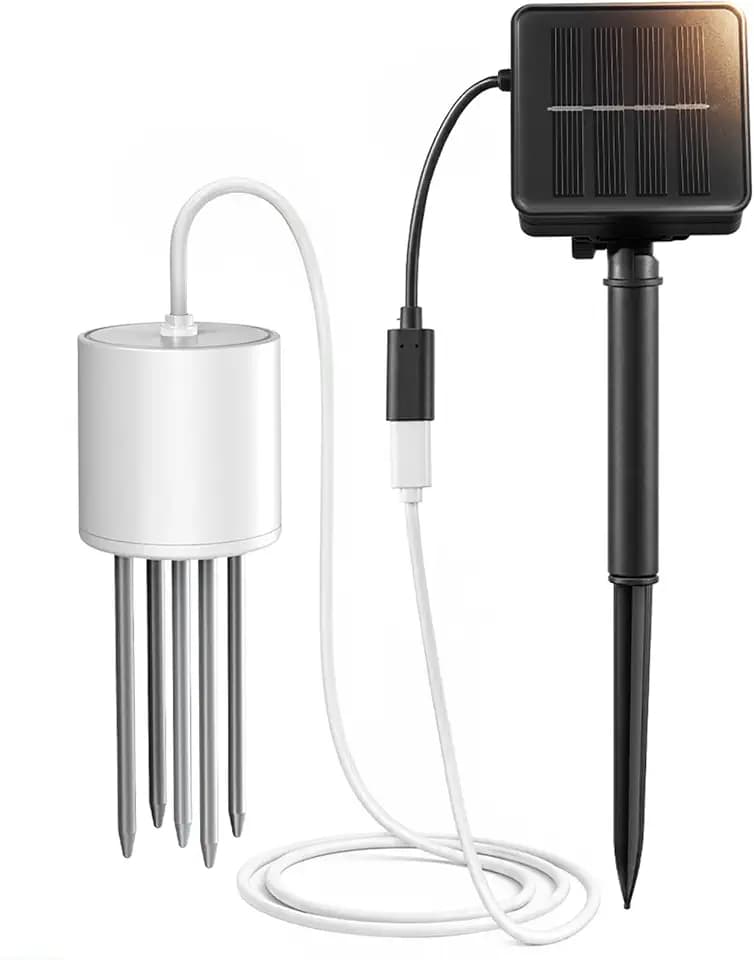 Solar Probe Expansion Kit — Compatible Add-On for 7-in-1 Wireless Soil Sensor System | Adds 1 More Monitoring Zone | Pairs to Existing Display, Up to 32 Probes Total