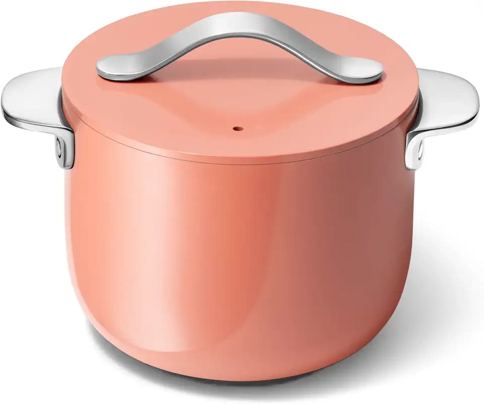 Caraway Petite Cooker, 2 qt Ceramic-Coated Pot