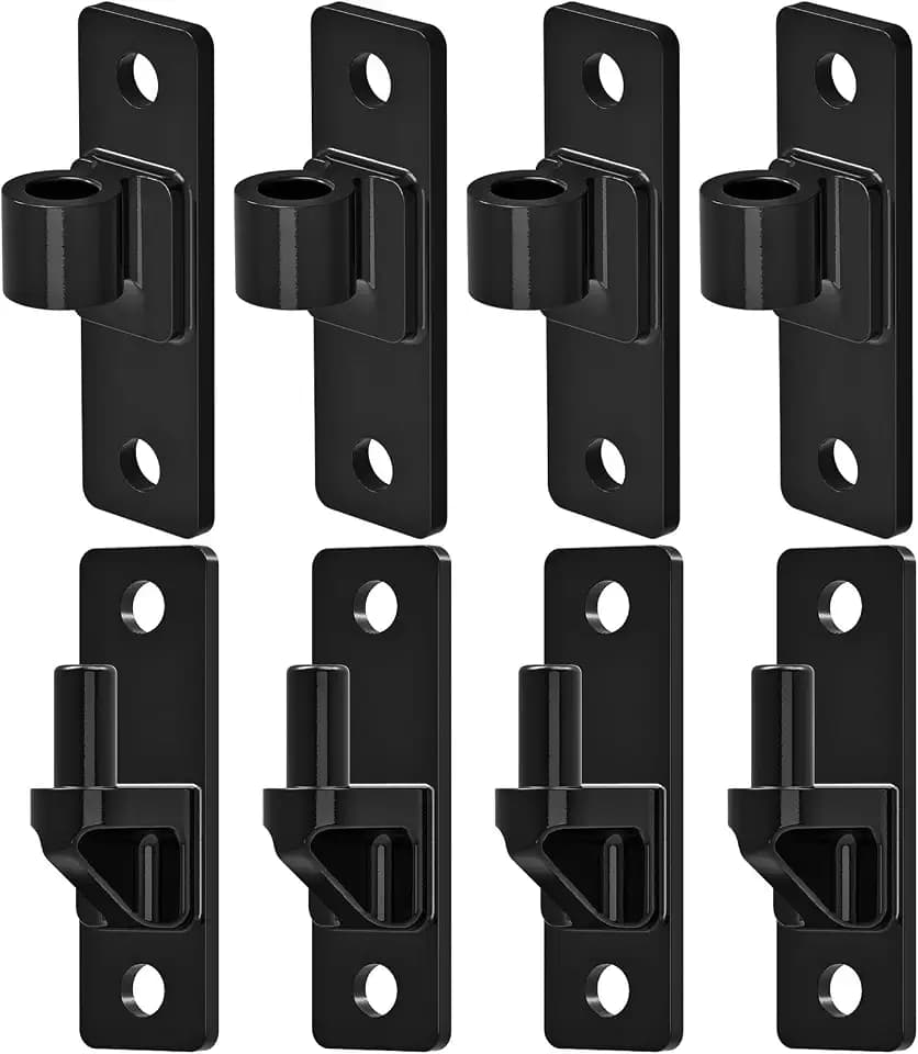 4.9" Heavy Duty Gate Hinges, Wall Mount Female Male Hinges