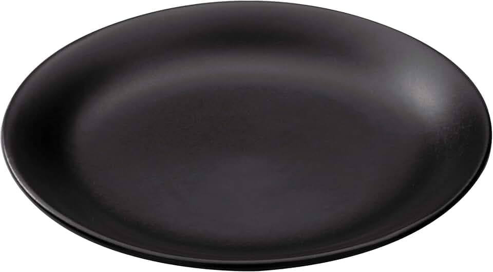 KUHN RIKON Teller schwarz 20 cm, Ton, Stoneware