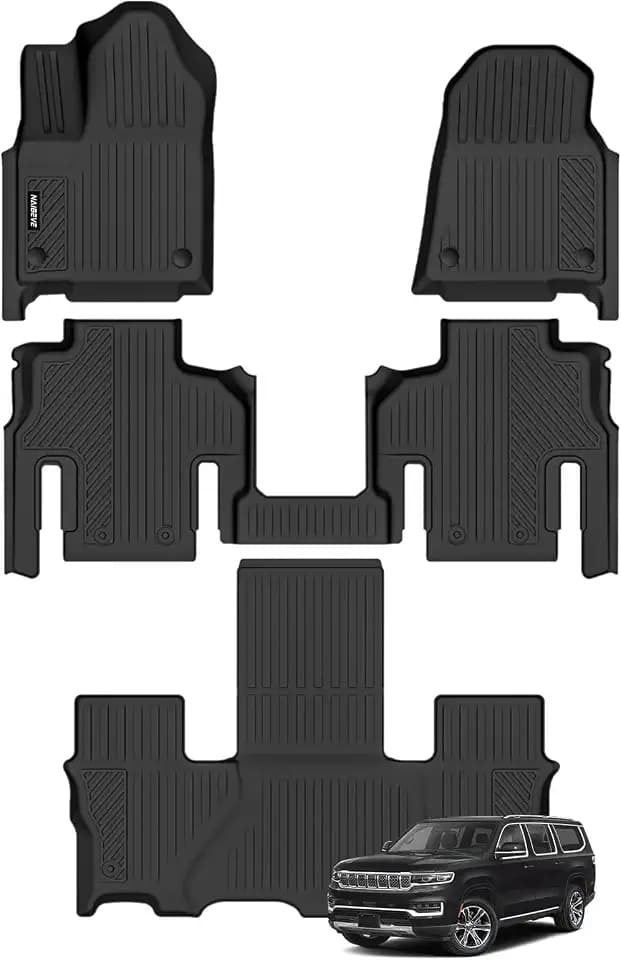 Naibeve Floor Mats for 2026 Jeep Grand Wagoneer 7 Seats
