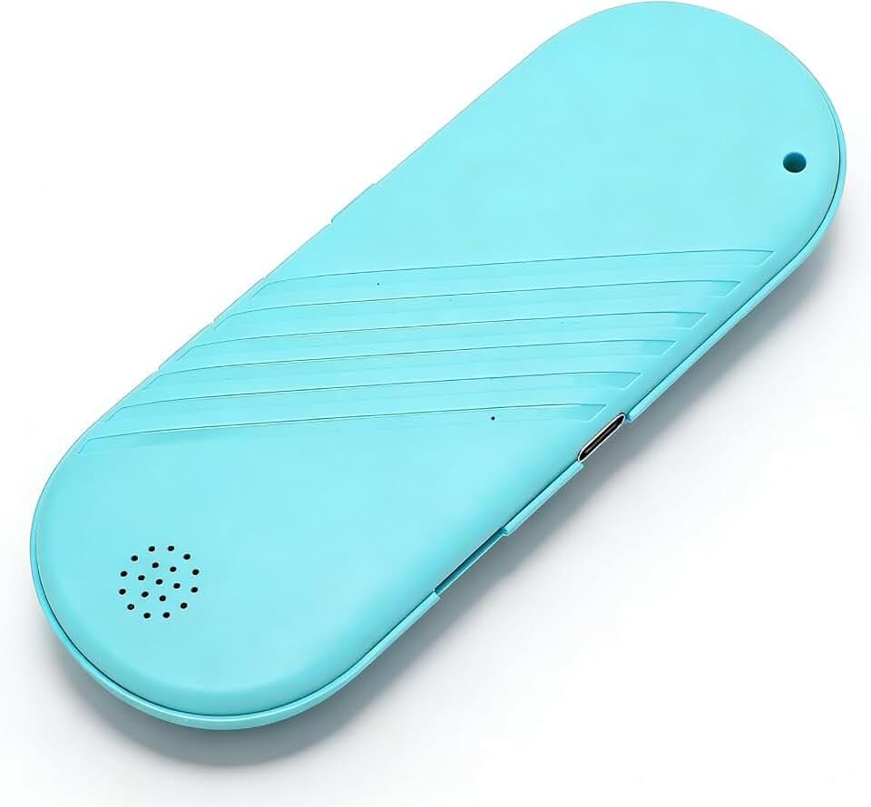 Kissenlautsprecher Bluetooth Schlafkopfhörer für Männer und Frauen, Deep Bass Stereo Konduktionskissenlautsprecher für Zuhause, Reisen, Camping (Blau)