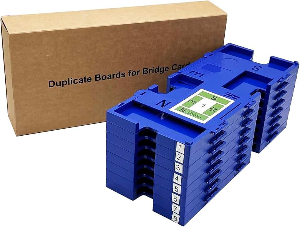 Duplicate Boards Bridge Kit for Bridge Cards Game of 8 PCS/Lot Navy Blue