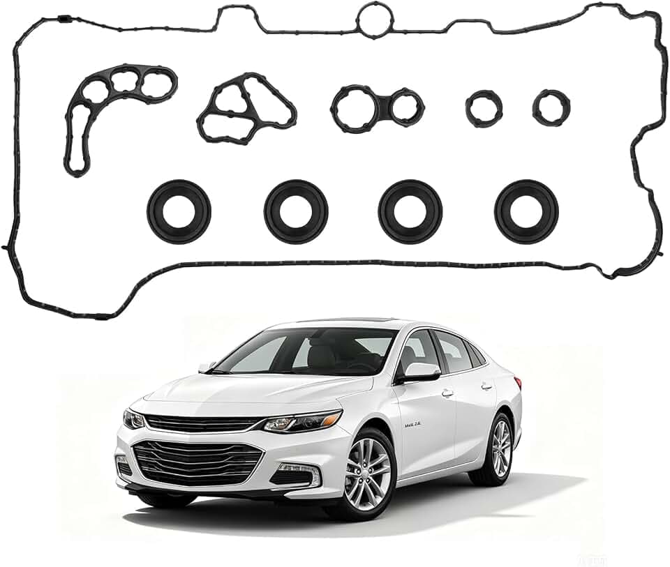 2.0L Valve Cover Gasket Set Compatible with Chevy Malibu