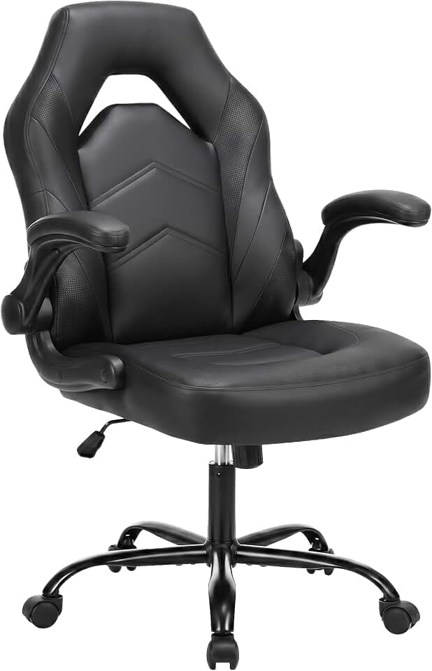 DUMOS Computer Gaming Chair, Home Office Desk Chair, PU Leather