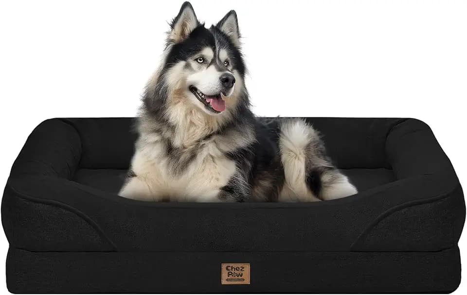 Chez Paw Orthopedic Washable XXL Dog Bed for Extra Large Dogs