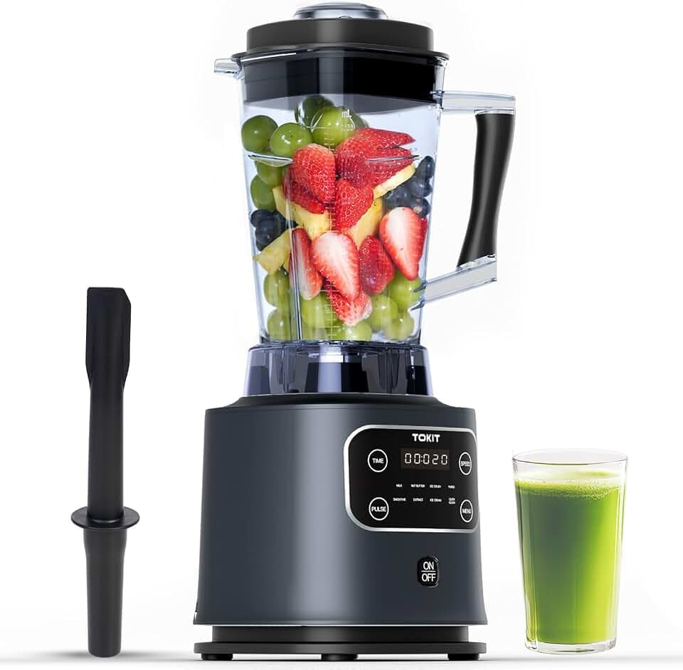 TOKIT 8-EN-1 Standmixer 2000ML, Hochleistungsmixer Pro