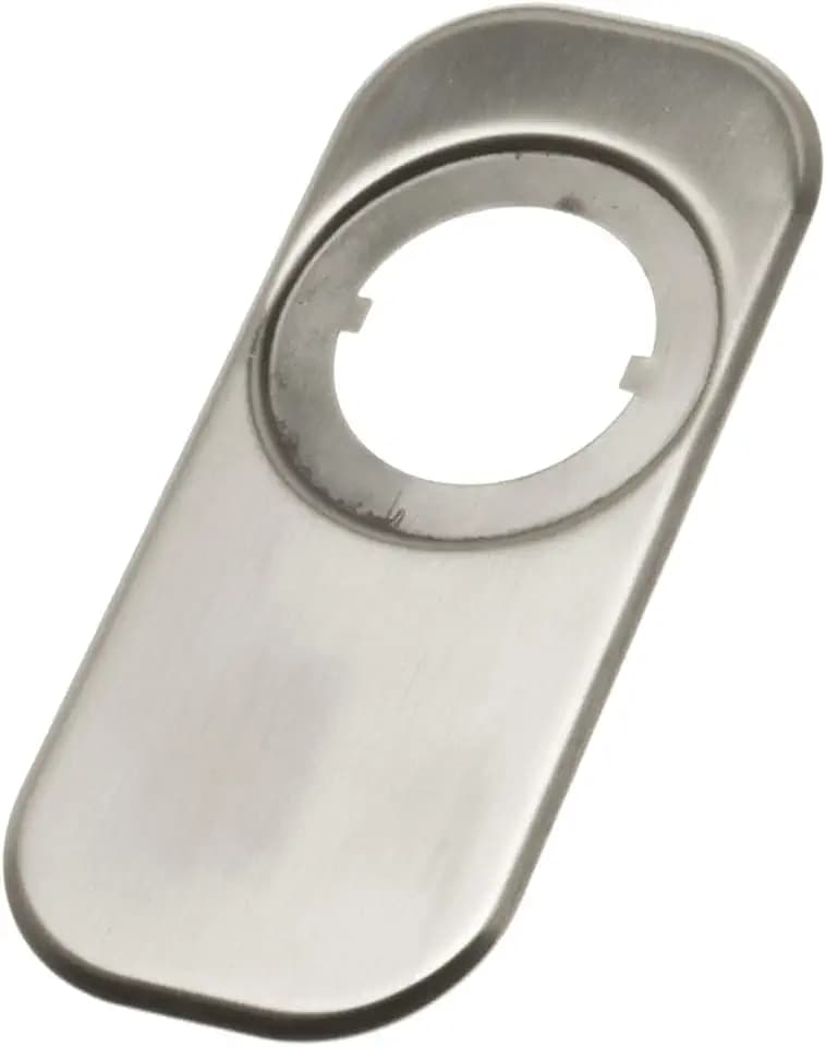 Amig 6357 - Zierbeschlag Modell 10 | Edelstahl 18/8 | Oberfläche matt | 165 x 74 mm