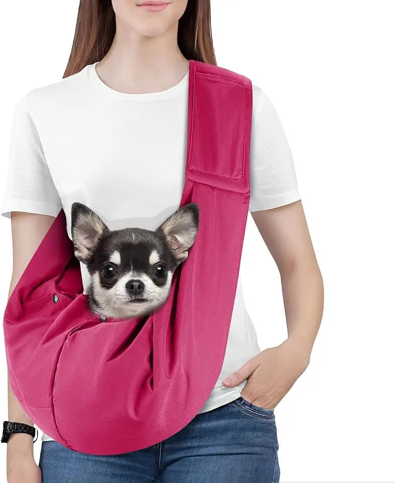 Pawaboo Hundetragetasche Welpen, Magenta