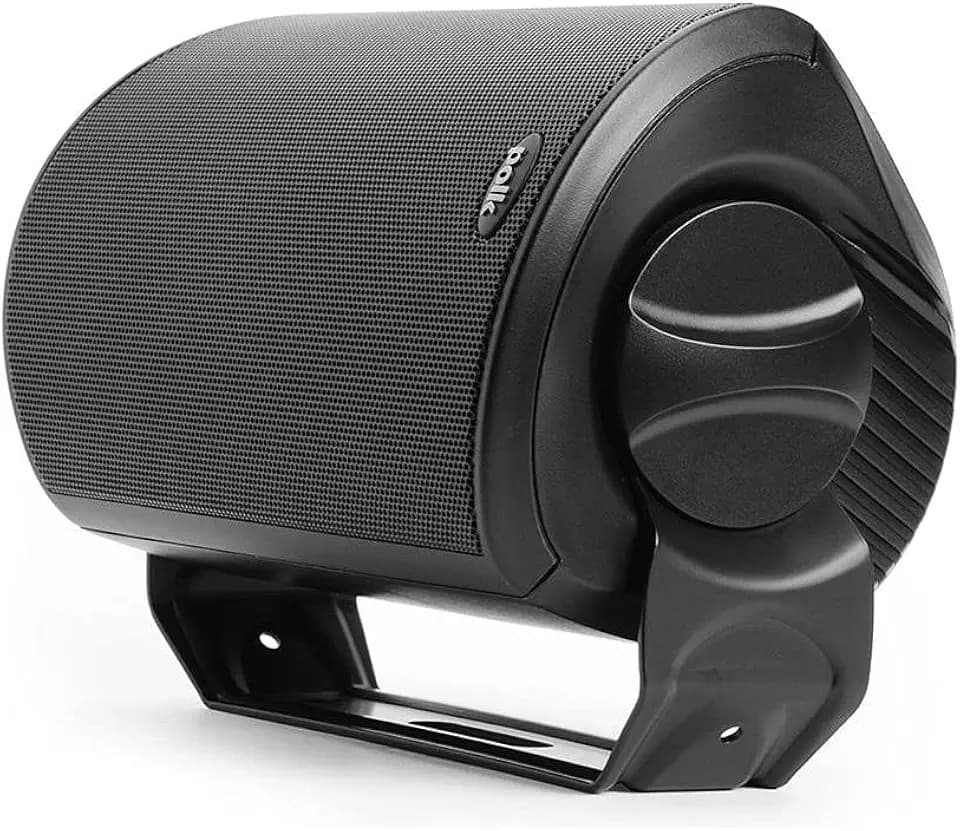 Polk Audio Atrium 5 Outdoor Speakers with Powerful Bass (Pair, Black)