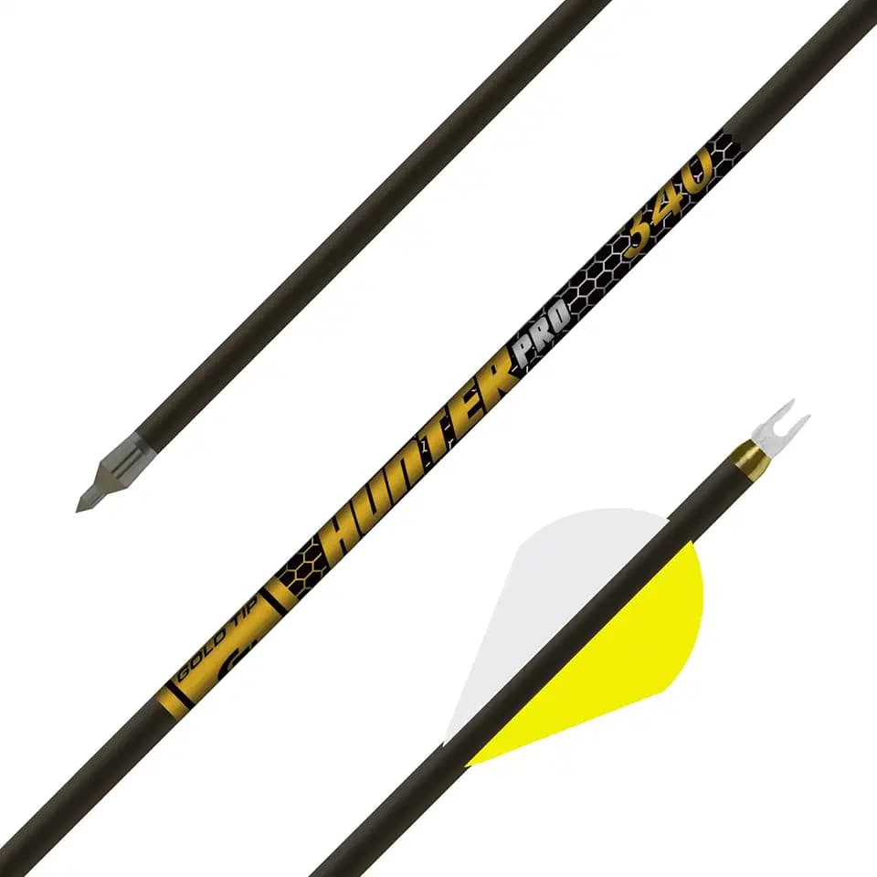 Gold Tip Hunter Pro Arrow with Raptor Vane (Pack of 6)