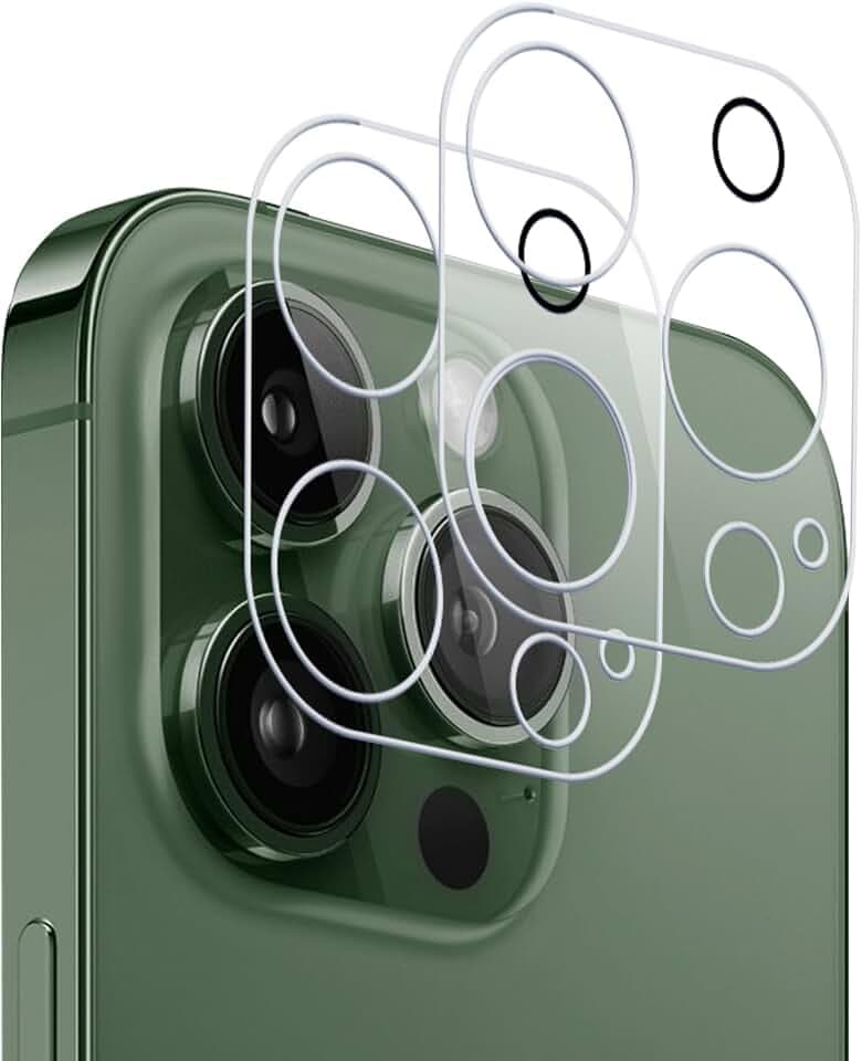 2 Stück für Panzerglas Kamera für iPhone 16 Pro/16 Pro Max Kameraschutz, Kratzfest Kameraobjektivschutz für iPhone 16 Pro Kamera Schutzfolie, 9H Kamera Panzerfolie für 16 Pro Max Camera Protector