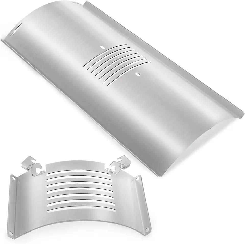 Flame Broiler Kit for Pit Boss 850 820 Series Pellet Grills Replacement Parts Pitboss Diffuser Heat Deflector Plate Slide Cover 74518 n Bottom Plate 74519 Smoker BBQ Accessories