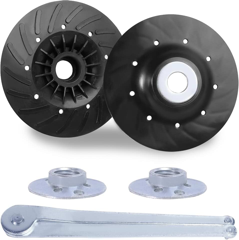2PCS 4.5" x 5/8"-11 Angle Grinder Backing Pad Compatible with DeWalt