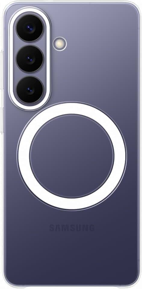Samsung Clear Magnet Smartphone Case EF-CS942, Hülle für das Galaxy S26 Handy-Hülle mit Magnetring zur Anbringung von Zubehör, Schutz Case, stoßfest, dünn und griffig, Transparent
