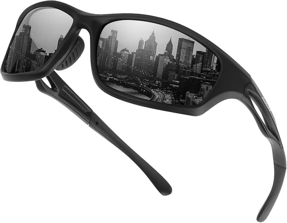 Duduma Polarisierte Sport Sonnenbrille Herren zum Fahren Radfahren Golf Fischen Laufen UV400-Schutz Sportbrille für Herren Damen