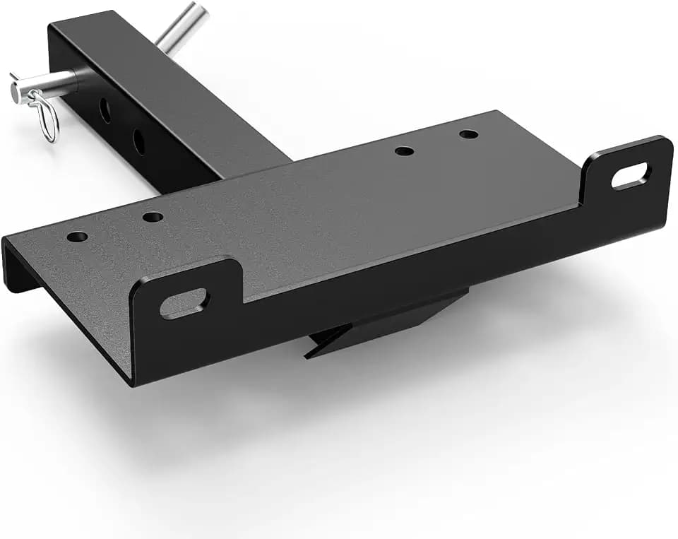 Heavy Duty 2 Inch Receiver Winch Hitch Cradle Mount Plate