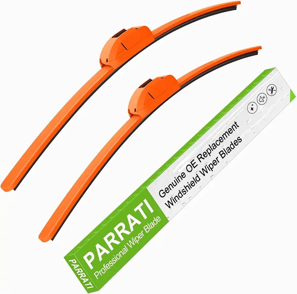 OEM Quality 26" + 18" PARRATI Orange Windshield Wiper Blades (Set of 2)
