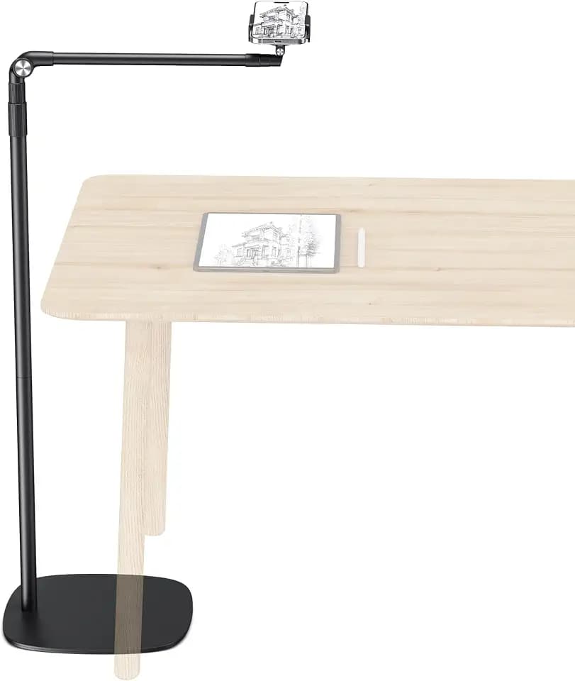 elitehood Overhead Phone Stand Floor, Overhead iPhone Tripod for Recording