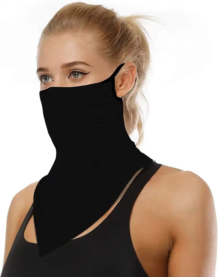 CGBOOM Unisex Bandana Face Mask Scarf Cycling Mask Sun UV Protection Ear Loops Face Balaclava Neck Gaiters Gaiters Dust Cloth Washable Wind Motorcycle Mask Women Men