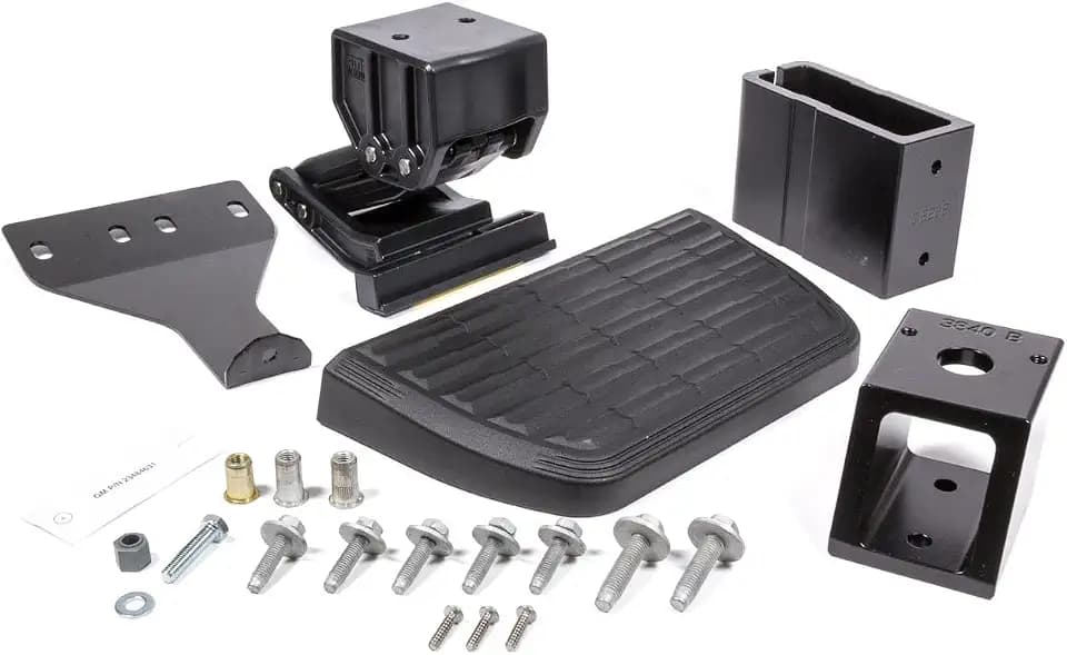 AMP Research RealTruck BedStep2 | 75407-01A | Fits 2014 - 2018 Chevrolet Silverado 1500 & GMC Sierra 1500; 2015 - 2019 Silverado/Sierra 2500 HD/3500 HD; 2019 Silverado/Sierra 1500 LD/Limited