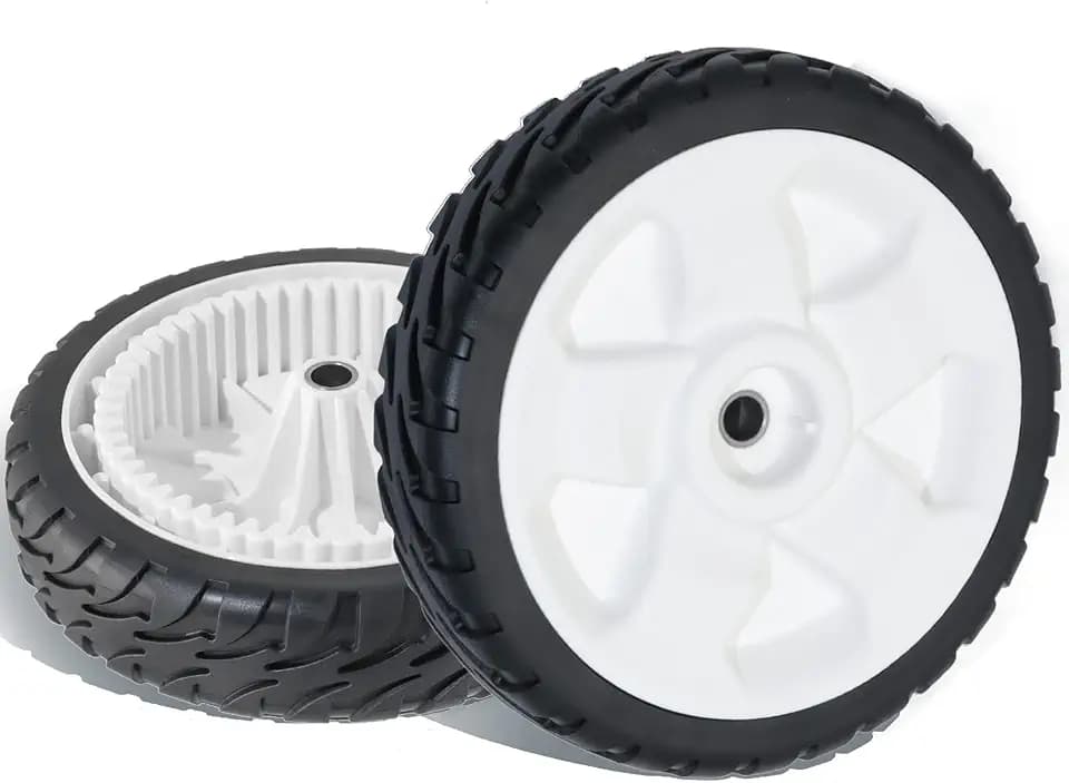 CheeMuii 119-0311 Lawn Mower Wheel 2 Pcs 8" Push Mower Front Drive Wheels