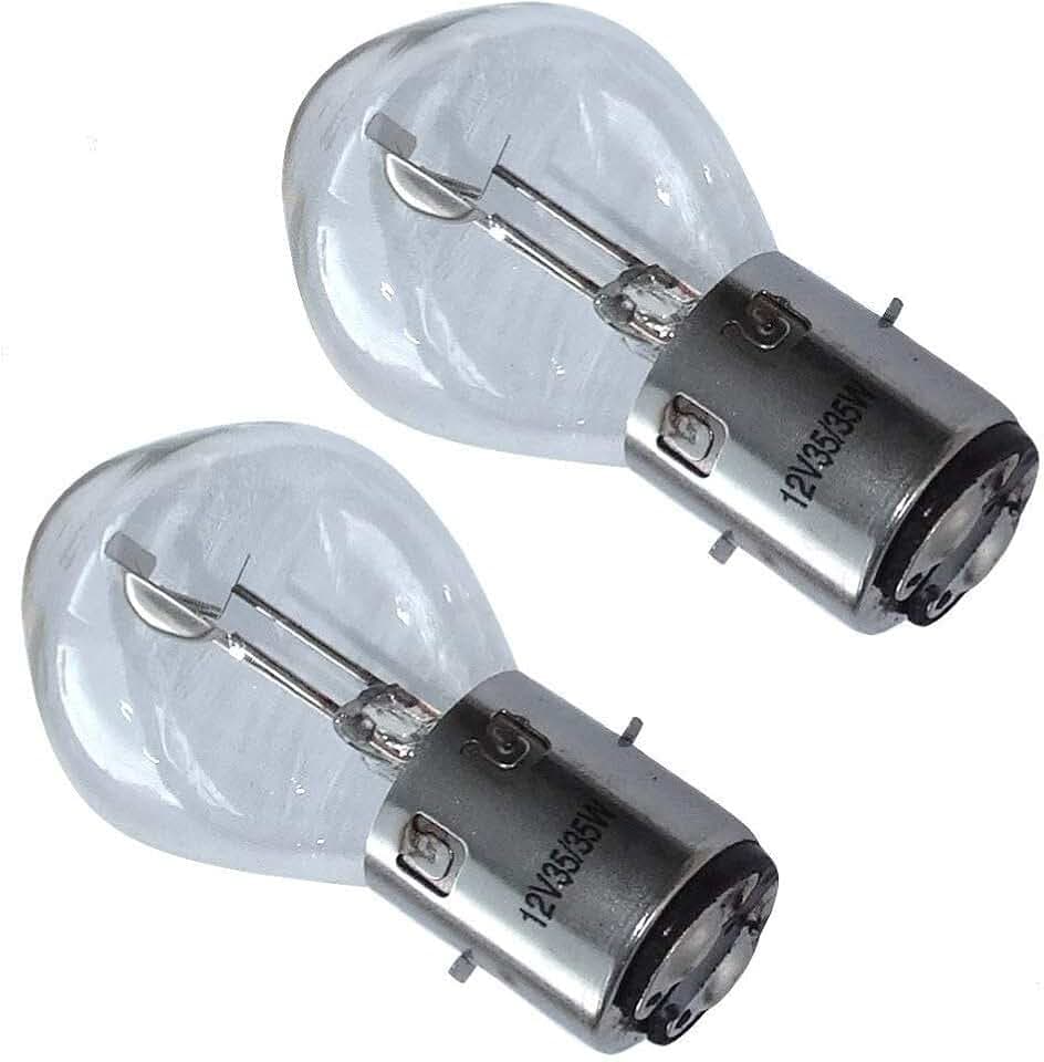 cyclingcolors 2x 12V 35/35W BA20D glühbirne glühlampe birne motorrad moped roller mofa mokick scheinwerfer frontlicht lampe