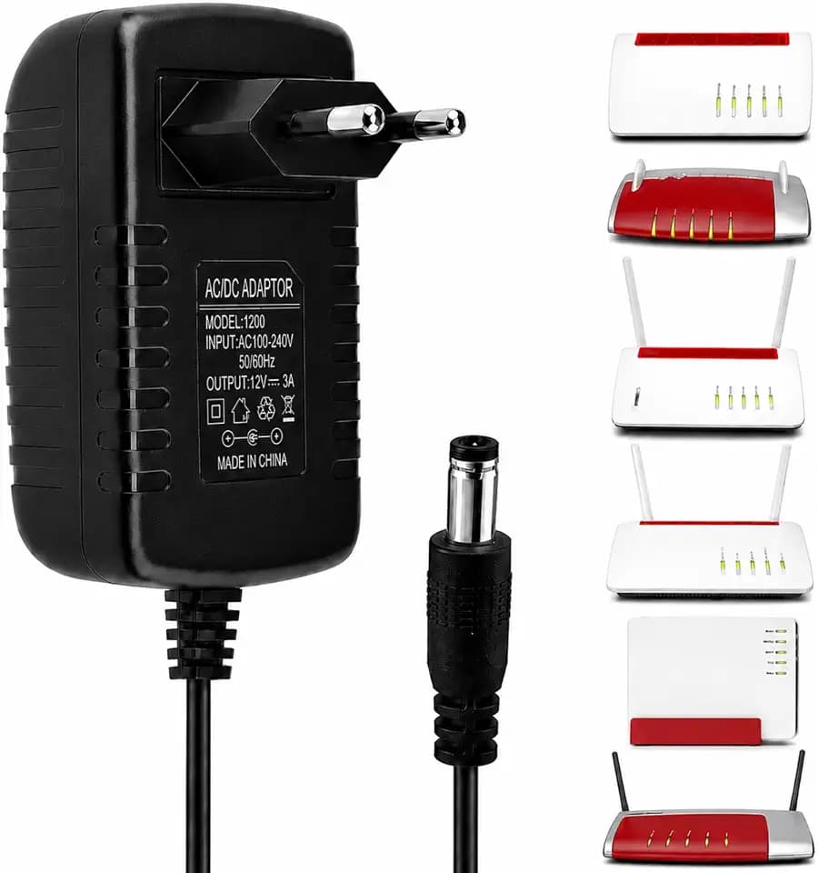 12V 3A Netzteil Ladegerät 36w für Avm Fritz!Box 7590Ax 7530 7510 7490 6690