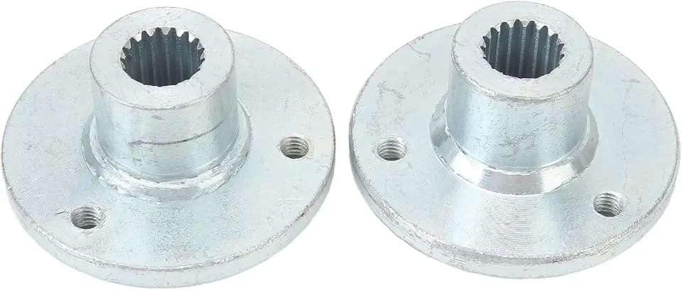 Pair of 17T 3 Stud Rear Wheel Hub Shaft Steel Alloys Rear Axle Wheel Hub for Quad Bike ATV Kart with 5 Inch Tires