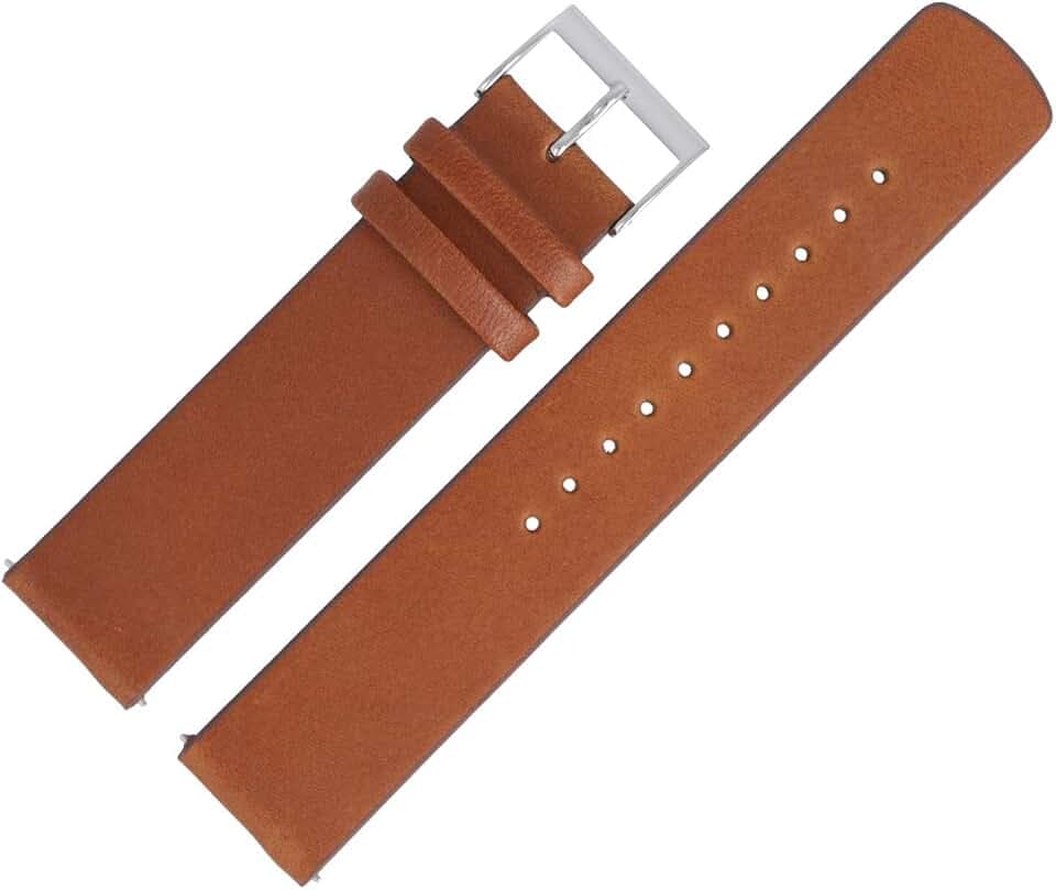 Skagen Uhrenarmband 20 mm Leder Braun - SKW6355
