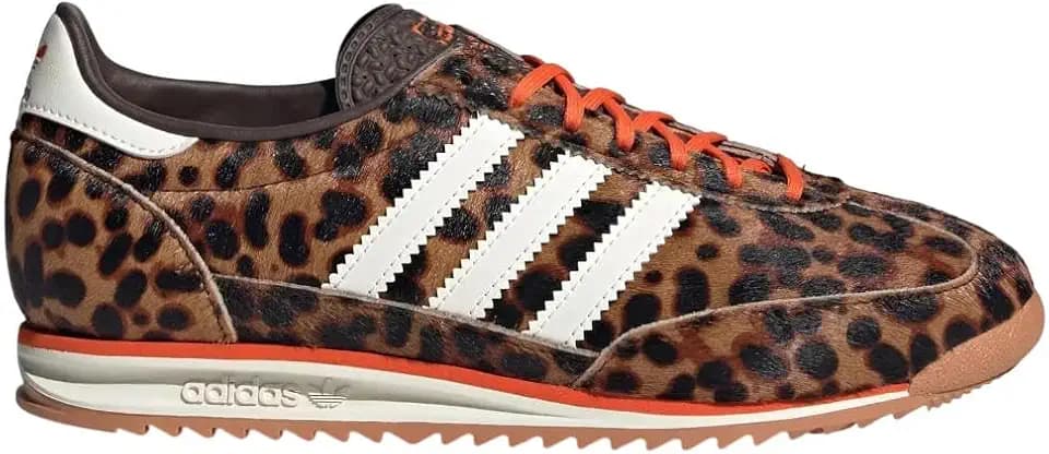 adidas Originals SL 72 Womens Shoes (Red Leopard Print, 6)